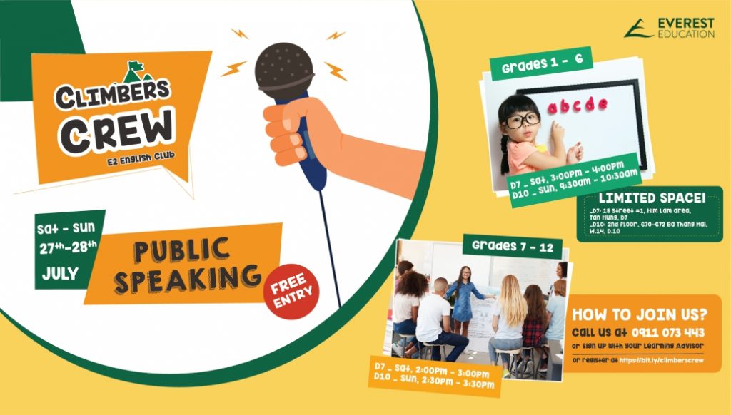 english club public speaking skill