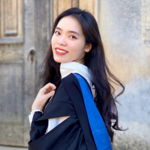 cô gái tốt nghiệp thạc sĩ cambridge mỹ